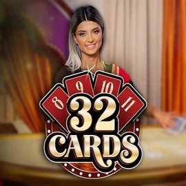 32 Cards slot icon by Ezugi, available at Realz Casino