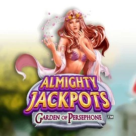 Almighty Jackpots: Garden of Persephone online game logo by Novomatic on realzzcasino.pl
