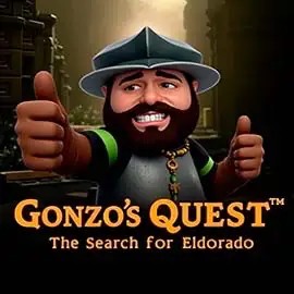 Gonzo's Quest casino game by NetEnt – featured logo at Realz Casino