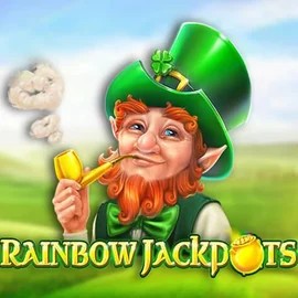 Rainbow Jackpots by Red Tiger Gaming, showcased at realzzcasino.pl – game logo